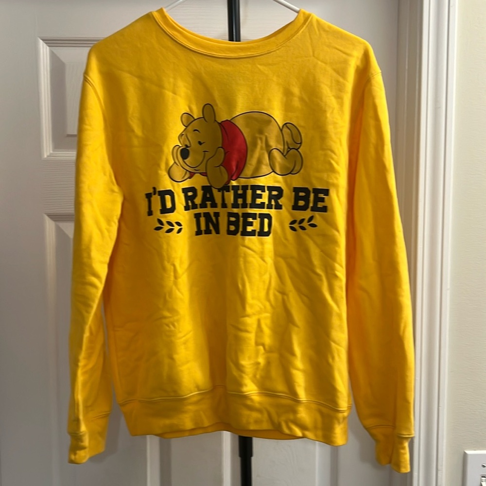 Disney Winnie the Pooh I’d rather be in bed sweatshirt